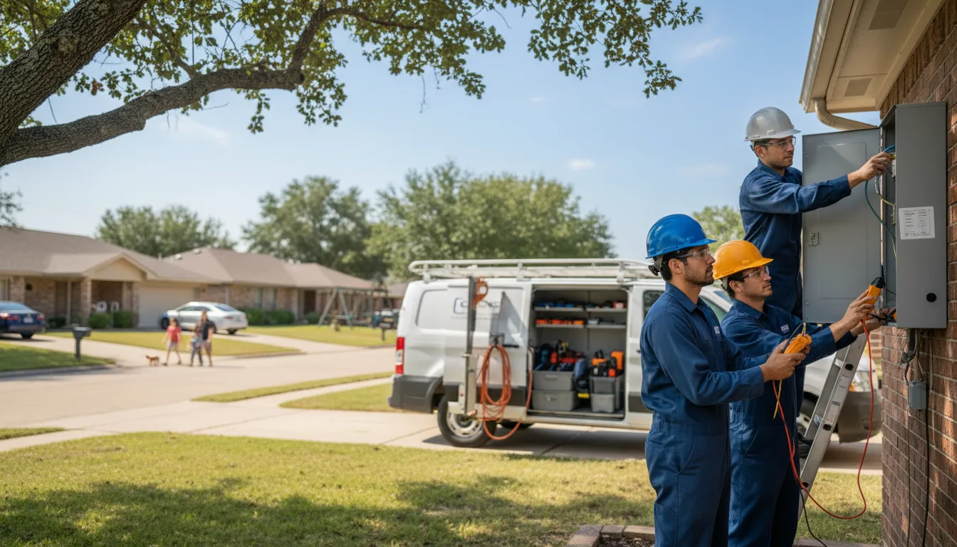 Certified electrician providing emergency electrical services in Shock, WV
